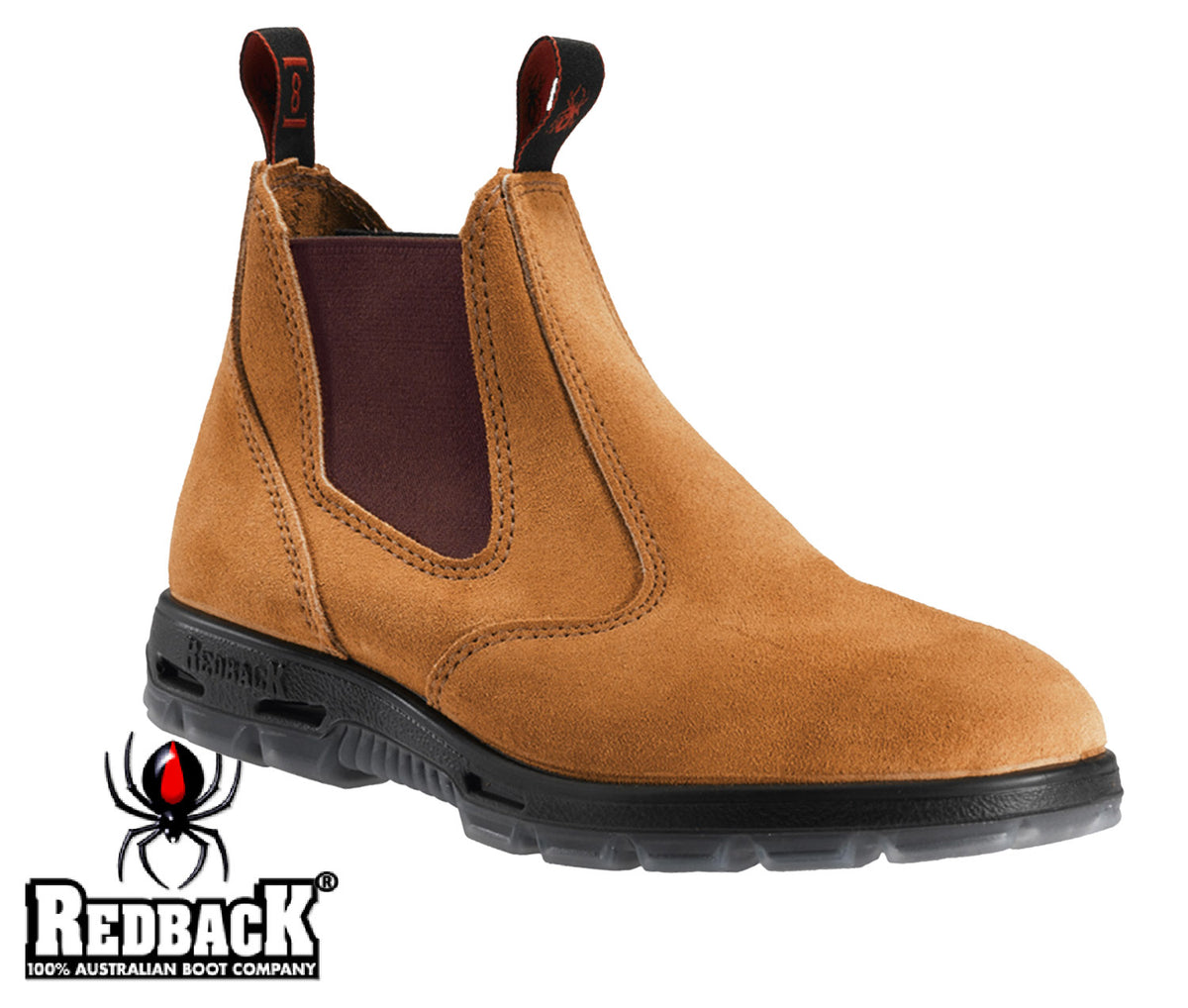 Redback Non Safety Boots Suede Elastic Side UBBA