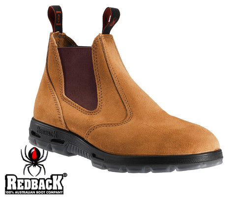 Redback Non-Safety Boots Suede - Elastic Side UBBA
