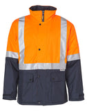 HI-VIS TWO TONE RAIN PROOF JACKET WITH QUILT LINING SW28A