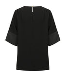 Celine 2113WS CELINE CONTRAST SLEEVE TOP