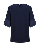 Celine 2113WS CELINE CONTRAST SLEEVE TOP