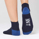 NNT Bamboo Contrast Heel Sports Ankle Socks