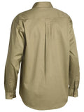 Closed Front Cotton Drill Shirt - Long Sleeve BSC6433