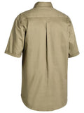 Closed Front Cotton Drill Shirt - Short Sleeve BSC1433