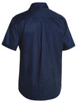 Closed Front Cotton Drill Shirt - Short Sleeve BSC1433