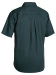 Closed Front Cotton Drill Shirt - Short Sleeve BSC1433