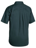 Closed Front Cotton Drill Shirt - Short Sleeve BSC1433