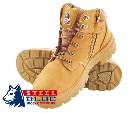 Steel Blue Safety Boots Parkes - Zip Side 312658