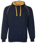 KIDS & ADULTS CONTRAST FLEECY HOODIE NAVY OPTIONS