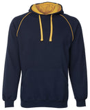 KIDS & ADULTS CONTRAST FLEECY HOODIE NAVY OPTIONS