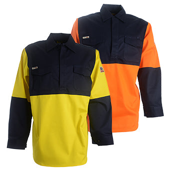 GLOFLASH Flame Retardant Hi Viz Welders Shirt