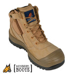 Mongrel 461050 Wheat ZipSider Boot - Scuff Cap Series