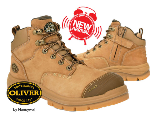 Oliver 55350Z 130mm Stone Zip Side Safety Hiker Boots