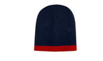 Roll Down 2 Tone Acrylic Beanie