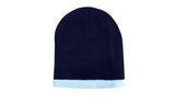 Roll Down 2 Tone Acrylic Beanie