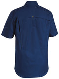mens-airflow-ripstop-shirt-bisley-back-navy-ss