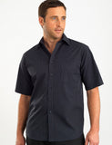 Mens Dark Stripe Charcoal Business Shirt 236