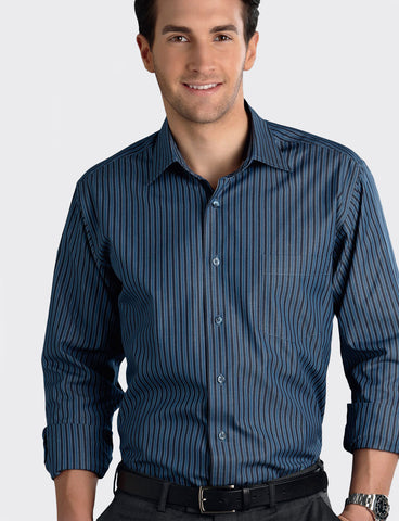 mens-bold-stripe-slate-business-shirt-long-sleeve