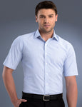 Pinfeather Stripe Blue Business Shirt