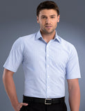 Pinfeather Stripe Blue Business Shirt