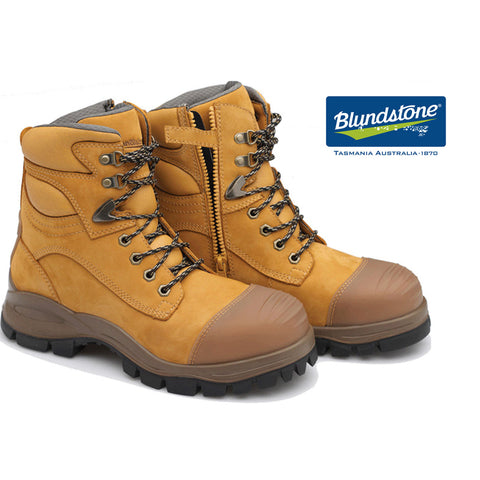 Blundstone Safety Boots - Zip Side 992