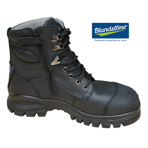 Blundstone Safety Boots - Zip Side 997 8.5 LAST PAIR AT THIS PRICE