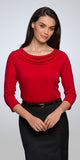 ladies-eva-knit-3q-sleeve-chilli