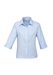 ladies-luxe-3-4-sleeve-lightblue-shirt