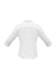 ladies-luxe-3-4-sleeve-white-shirt