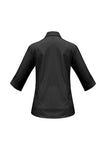 ladies-base-3/4-sleeve-black-back