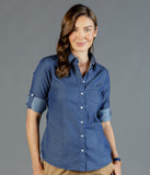 Ladies Wellington Long Sleeve Blouse 1714WHL