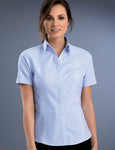 ladies-pinpoint-oxford-sky-ss-slim-fit