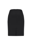 Womens Siena Front Pleat Straight Skirt