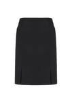 Womens Siena Front Pleat Straight Skirt