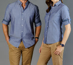 Womens Hardware Casual Long Sleeve Shirt 1713WHL