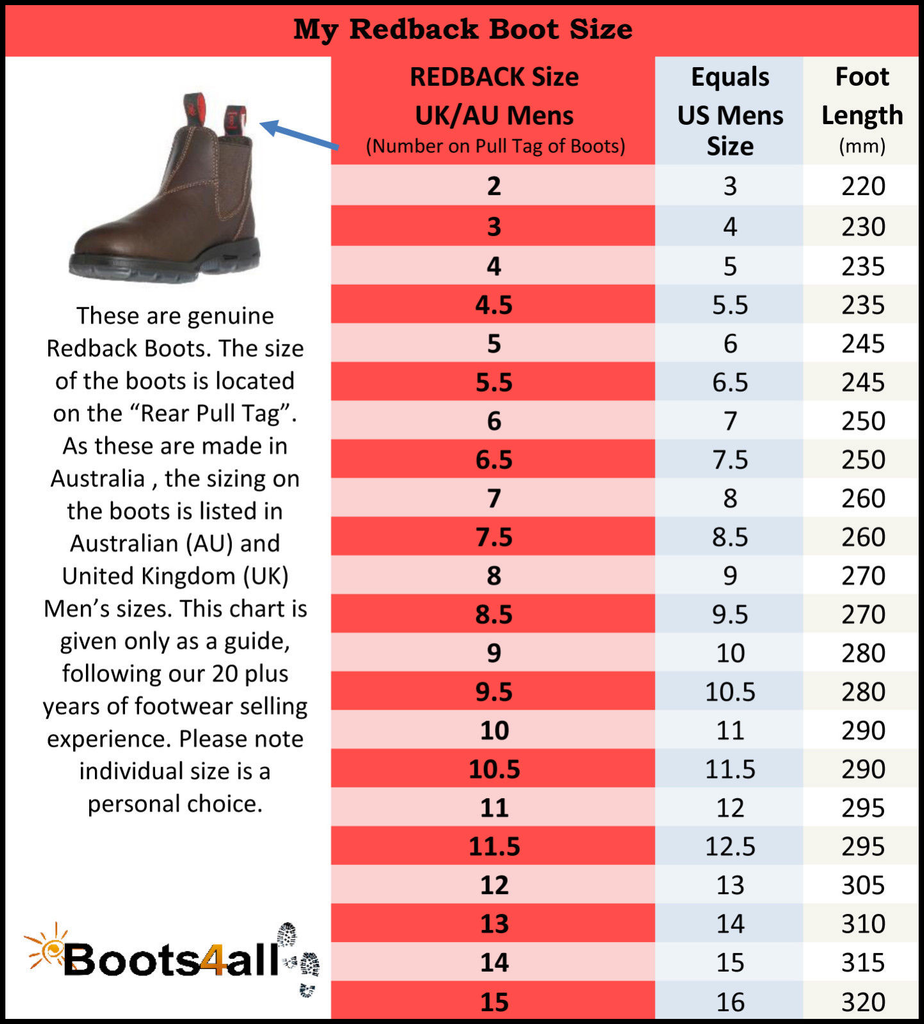 Redback ubbk boots top