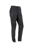 mens-work-pants-syzik-stretchworx-street-tradie-charcoal-front-side