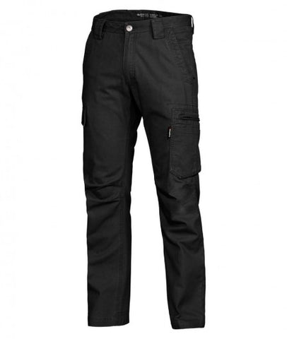 mens-narrow-tradie-pant-black-front