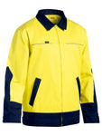 Hi Vis Drill Jacket With Liquid Repellent Finish BJ6917