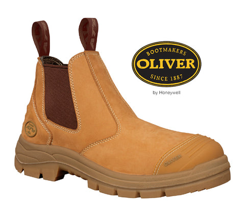 Oliver 55322  Elastic Sided Wheat Safety Boot